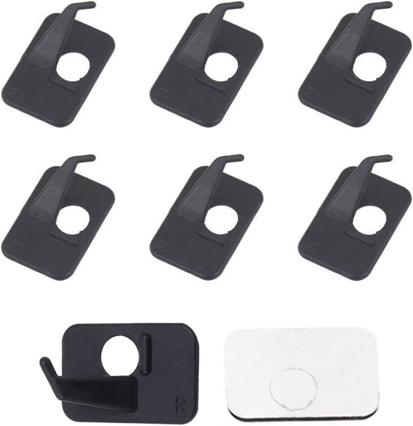 6 Pack Arrow Rest Adhesive Black Recurve Bow