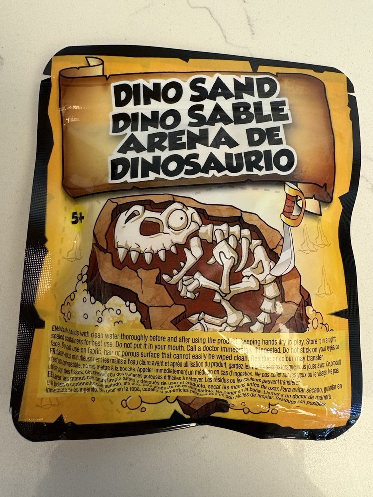 Dino Sand for Kids Unopened Package Ages 3
