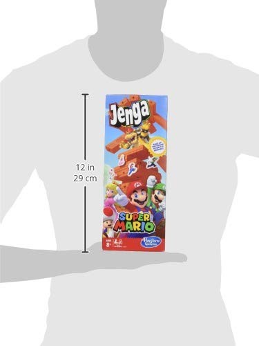 Hasbro Jenga: Super Mario Edition Game | Block Stacking Medium, Multicolored