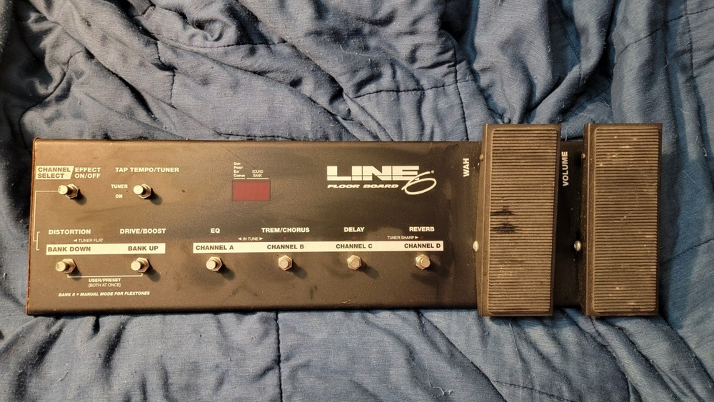 Line 6 Floor Board Multi Effects Processor Control Foot Pedal