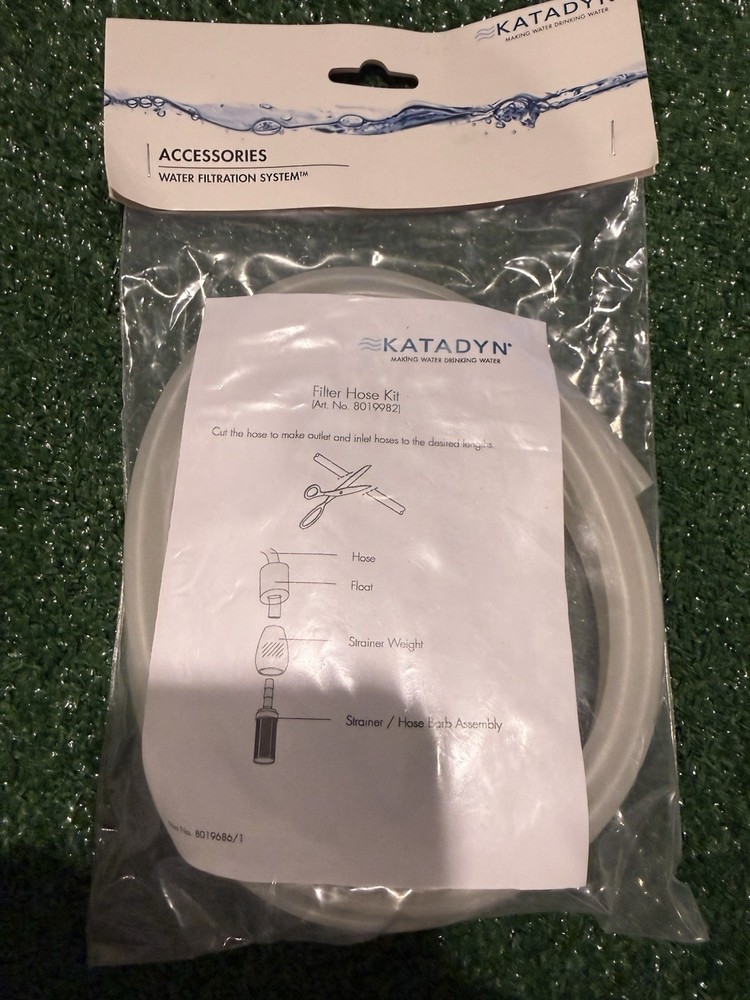Katadyn Pocket Water Filter for Backpacking, BLACK EDITION