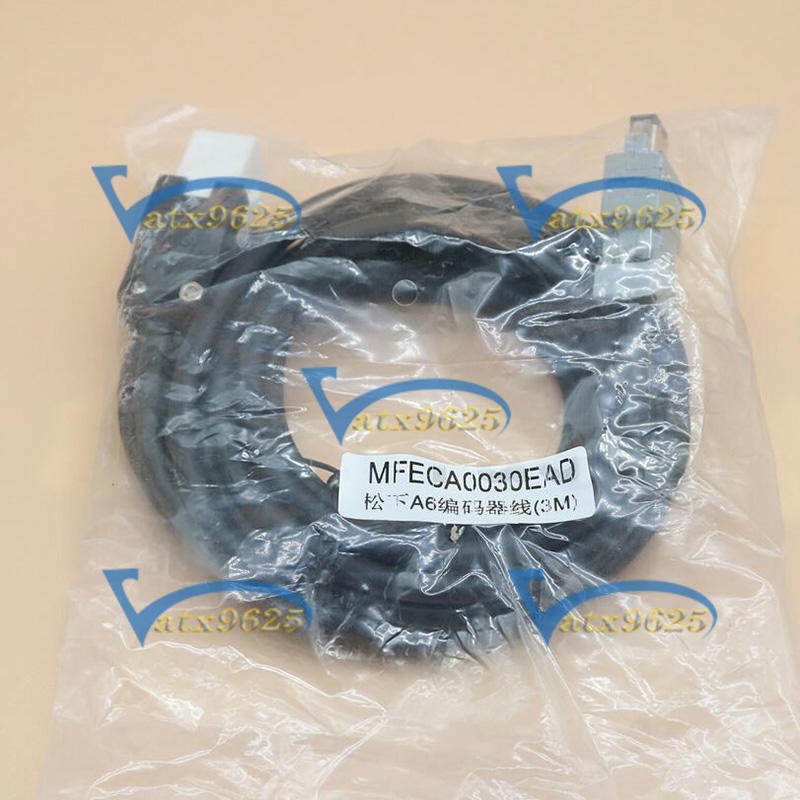 ONE New For Panasonic MFECA0030EAD A6 Servo Motor Encoder Cable 3M
