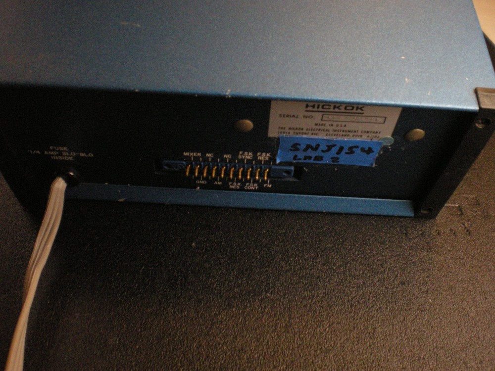 HICKOK 270 Function Generator, Tested with Oscilloscope, Vintage, (DESCRIPTION)