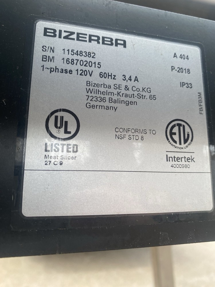 Bizerba A404 Any Part You Need