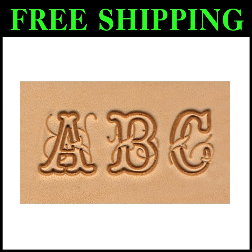 Leather Stamp Set - Script Alphabet - 3/4" Letters