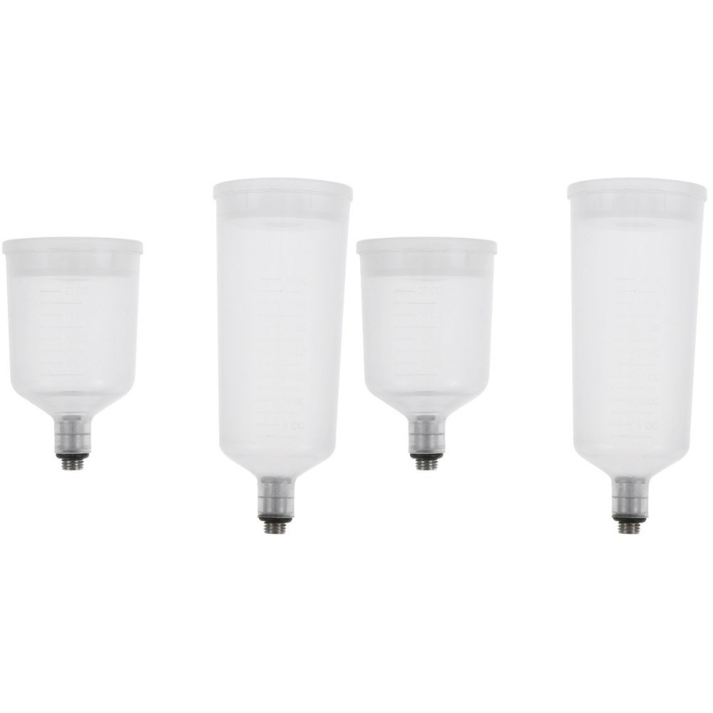 2 Pack Airbrush Mixing Cups Split-type Paint Replacement Part Refillable