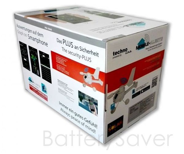 Technoline Mobile Alerts MA10660 Anemometer - Wireless Wind Speed and Direction