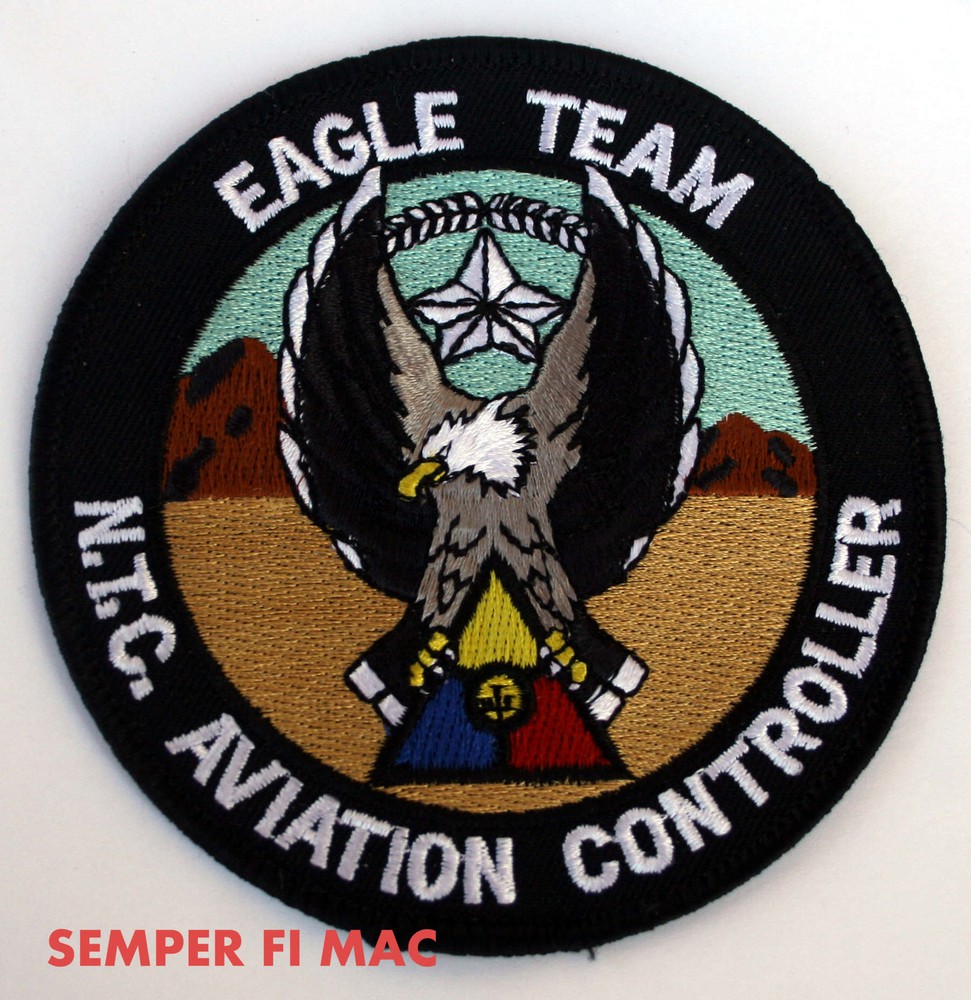 EAGLE TEAM NTC AVIATION CONTROLLER PATCH US ARMY PIN UP FORT IRWIN CA PILOT CREW