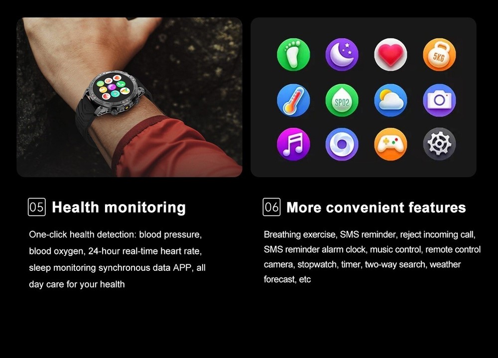 Full Touch Screen Smartwatch with Step Counting and Calorie Calculation For IOS