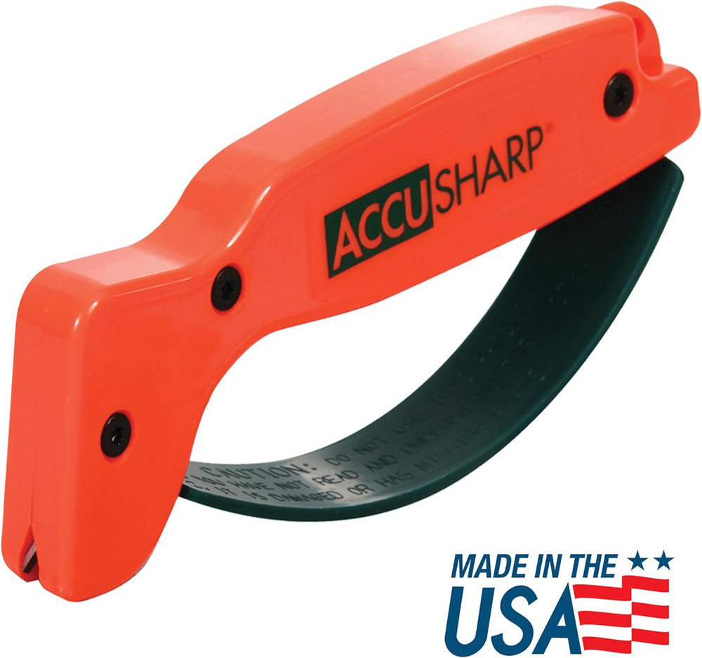 Knife Sharpener, Ergonomic Comfortable Handle, Compact & Easy to Use, Restore an