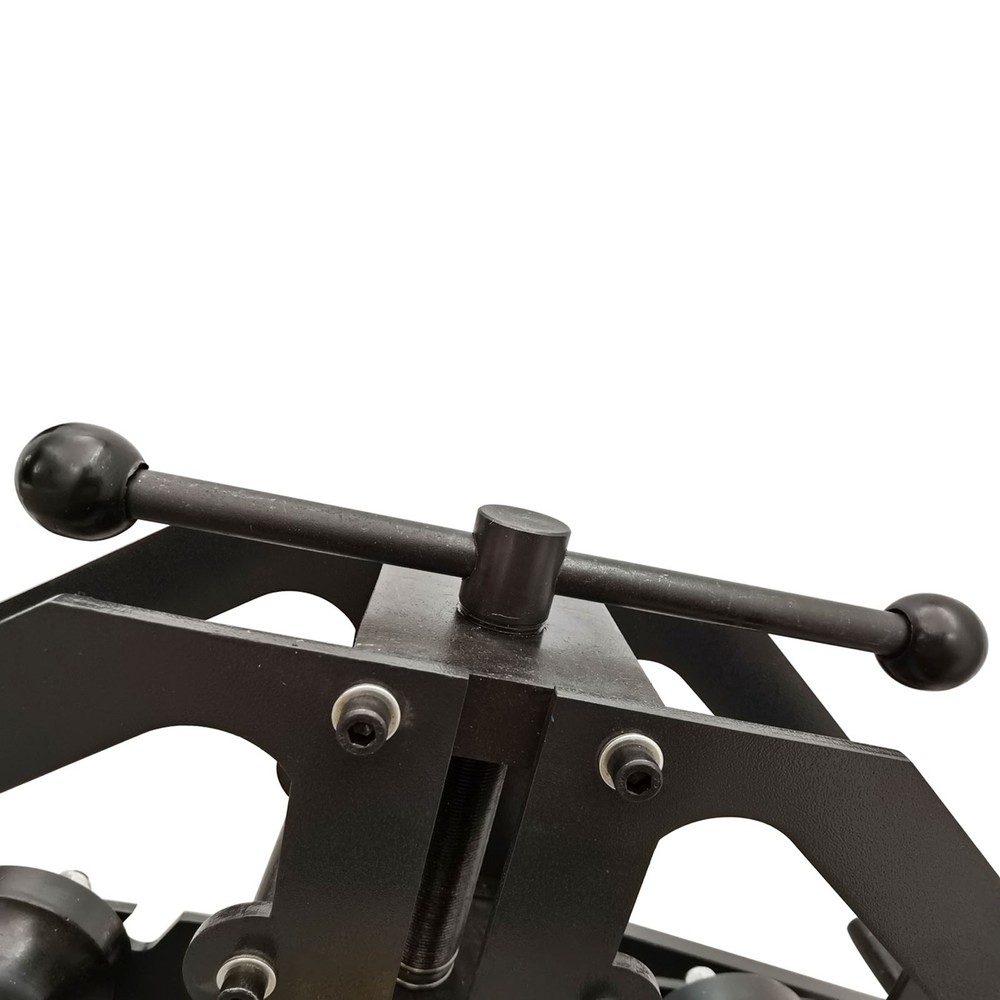 Portable Pipe Bender Dual Handle Adjustable Bending Angle Round Tube Roller