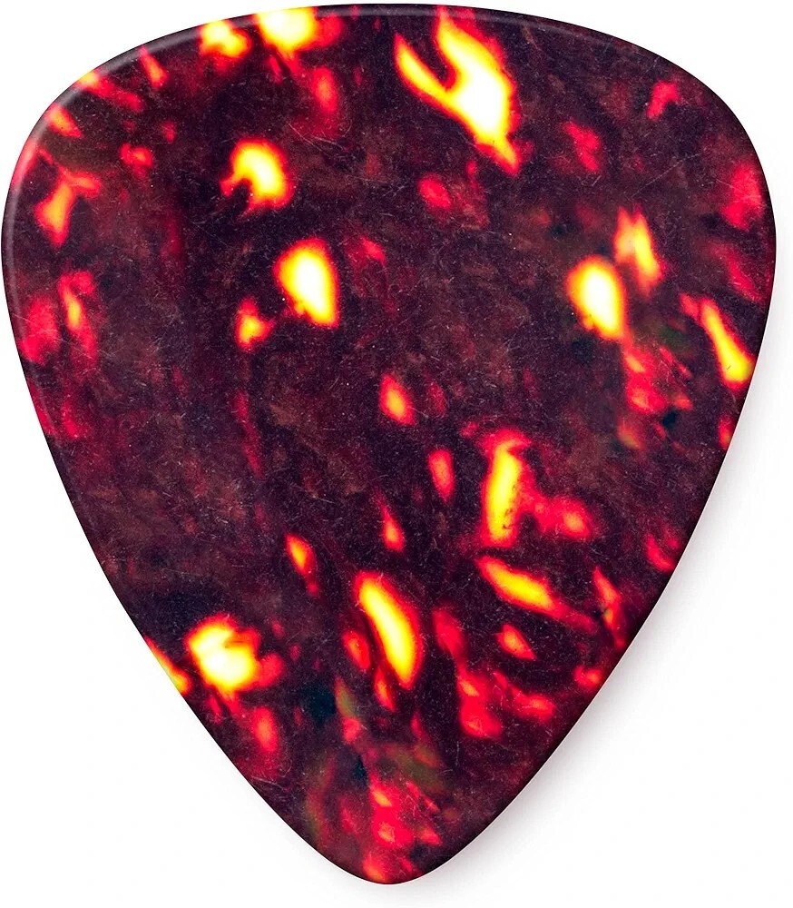 Dunlop Celluloid Shell Classic Medium Picks, 6 Pack, 483R05MD