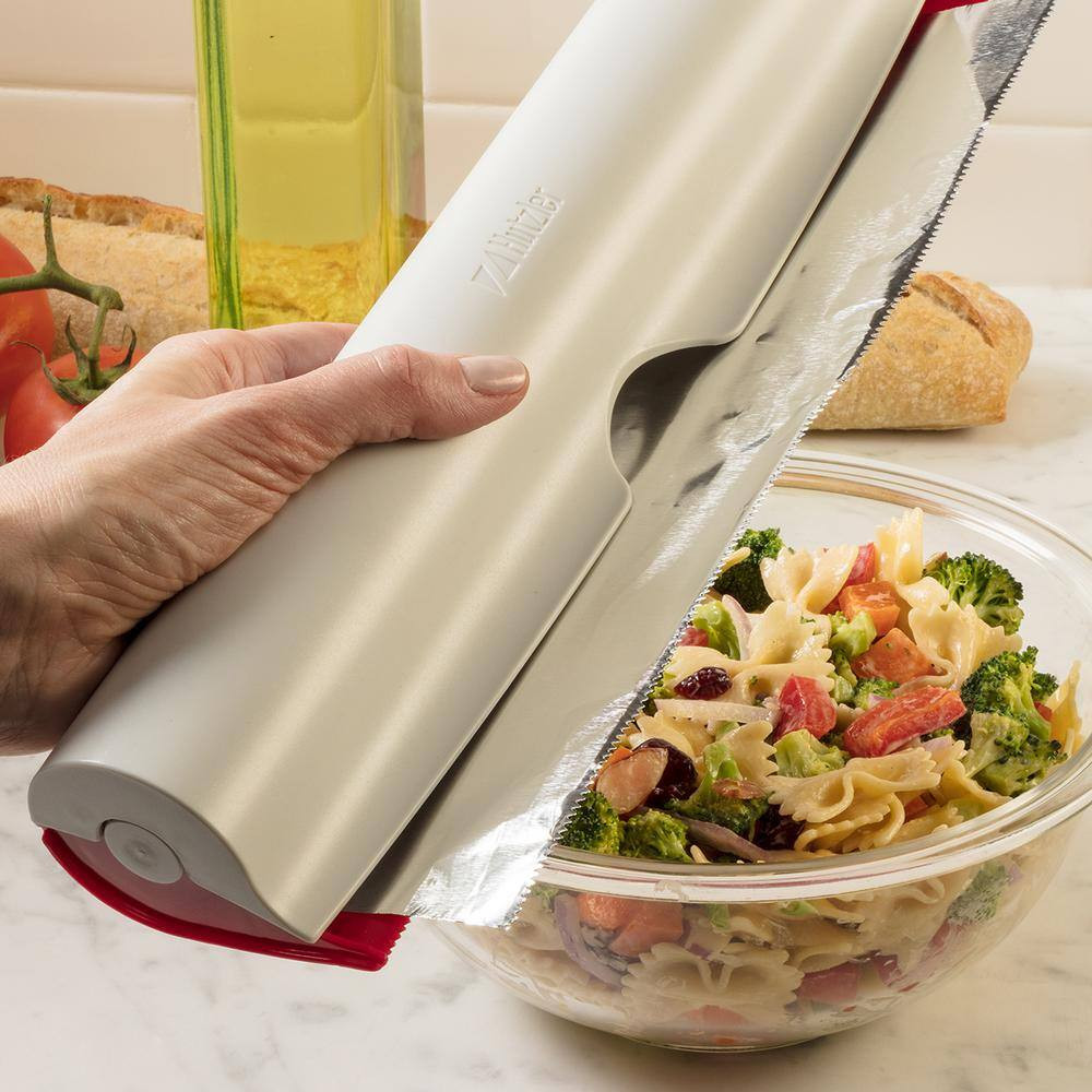 Gray Refillable Wrap Dispensers (Set of 2)