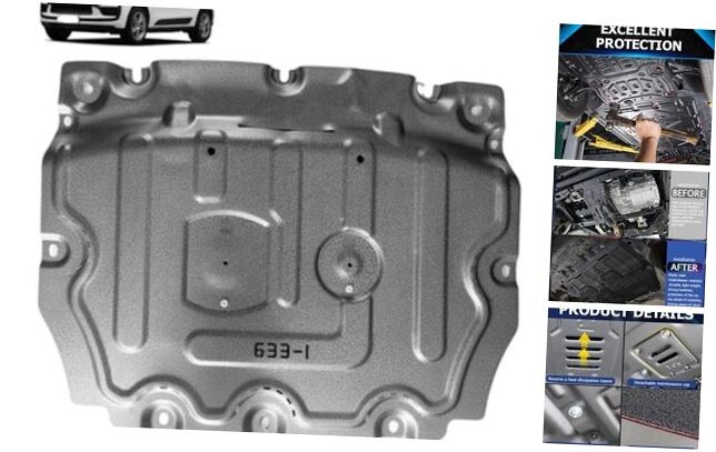 Front Engine Splash Shield Fit for 2015-2023 Porsche Macan Engine Case Guards