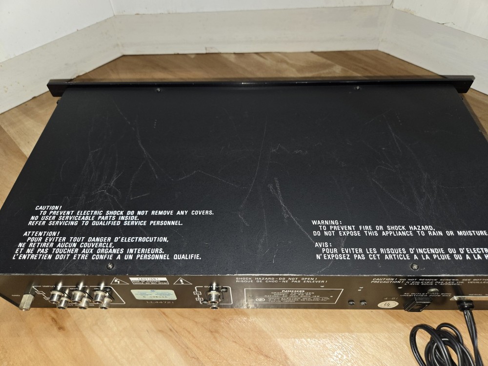 Vintage NIKKO Graphic Equalizer EQ 20 TESTED!