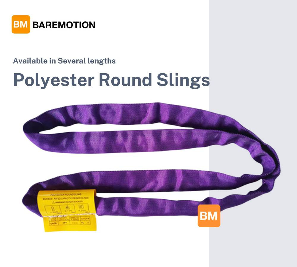 2-PACK: Endless Round Lifting Sling Polyester Purple 3 Foot