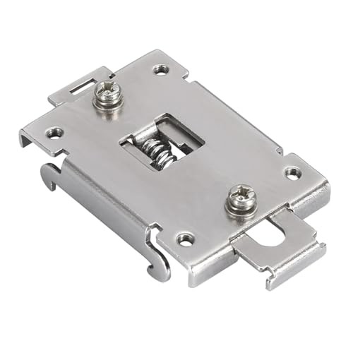 DIN Rail Mounting Bracket, 1.4in DIN Rail Mount Adapter, Single Phase Solid