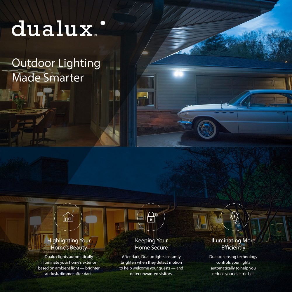 Medinah 1-Light Outdoor Motion Sensor in Transitional and Rectangular Style