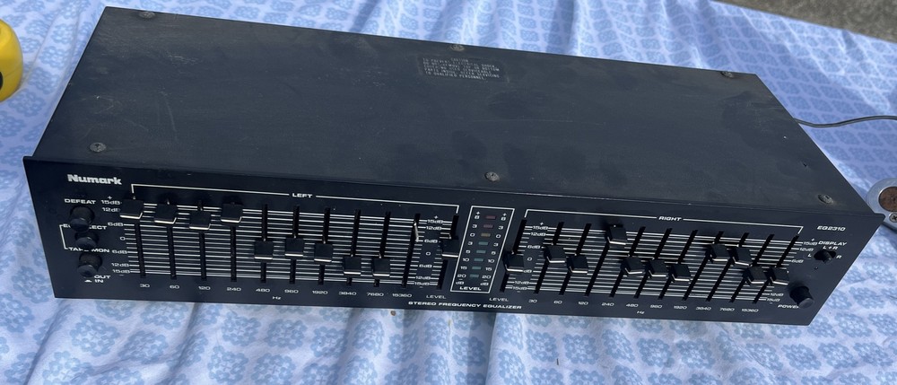 Numark EQ2310 10-Band Stereo Frequency Equalizer (FULLY TESTED),