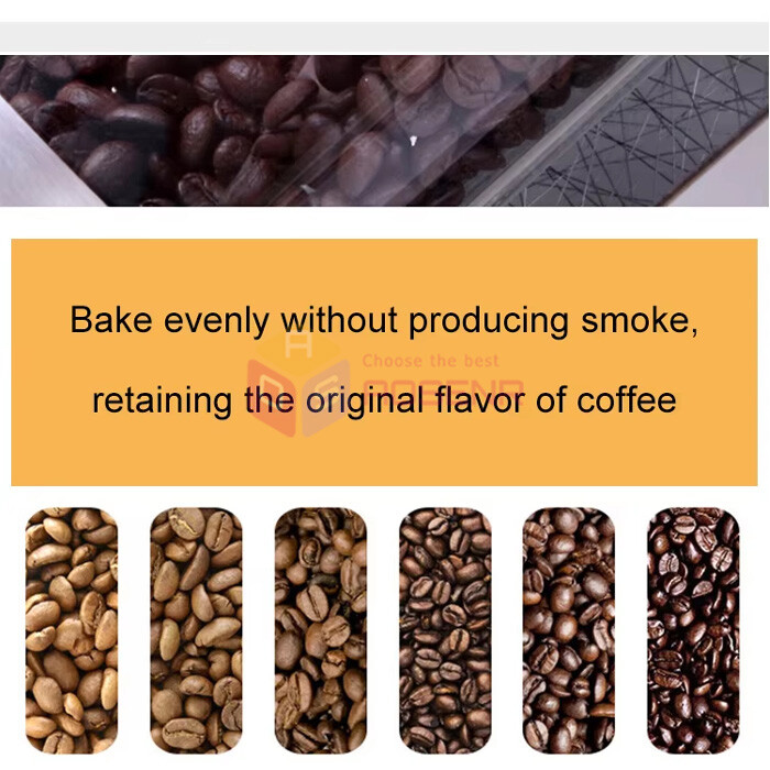 Electrical Heating Coffee Roasting Machine Electric Power Heating Coffee Roaster