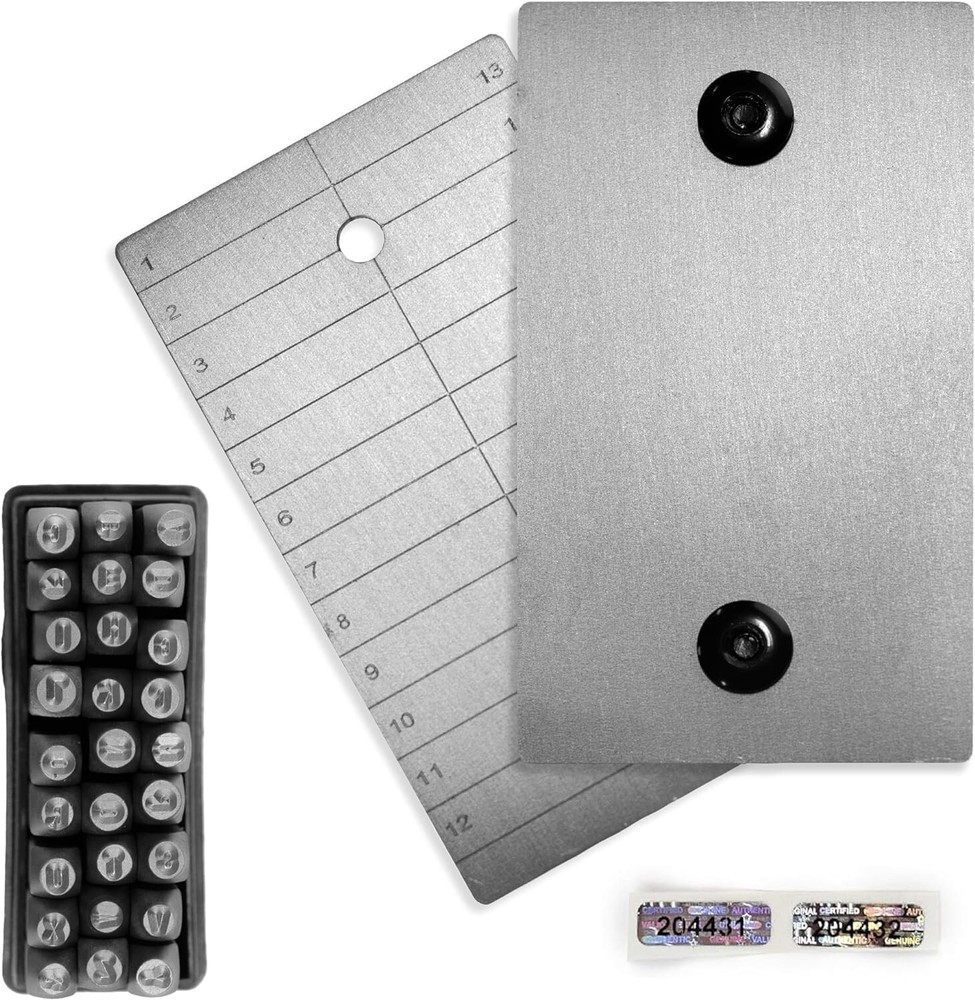 Comprehensive Seed Storage Solution: 2 Titanium Plates with Punch Set Included