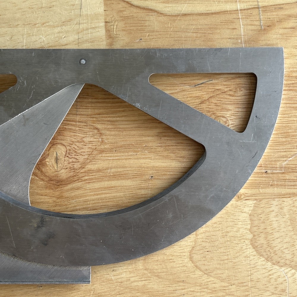 Starrett Draftsman Protractor No. 361 Machining Drafting Engineering Vtg USA