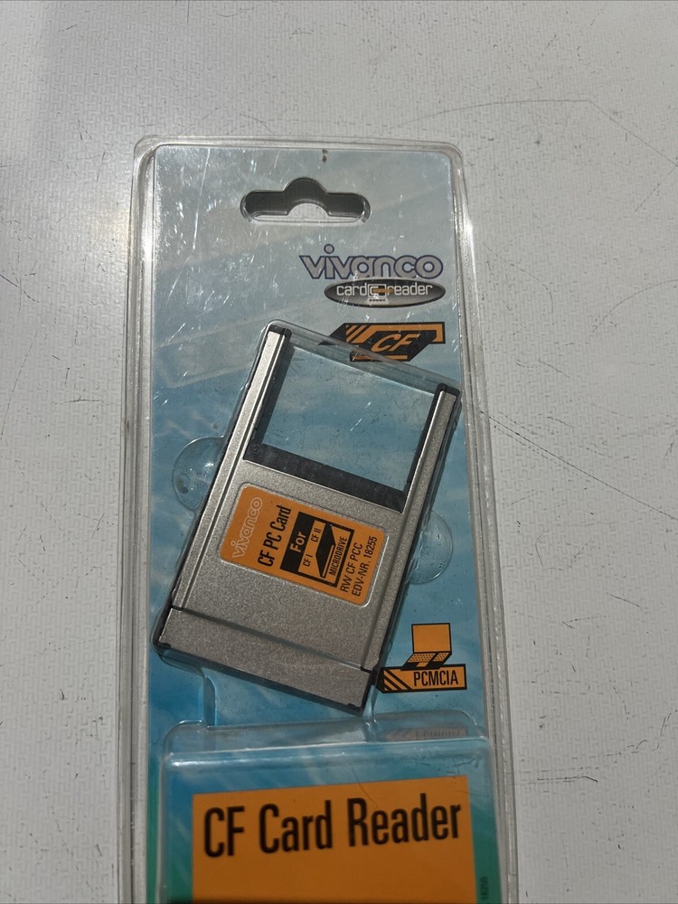 Vivanco 5in1 Memory Card Reader MMC SD SM MS Pro xD Notebook PC Adapter Vintage