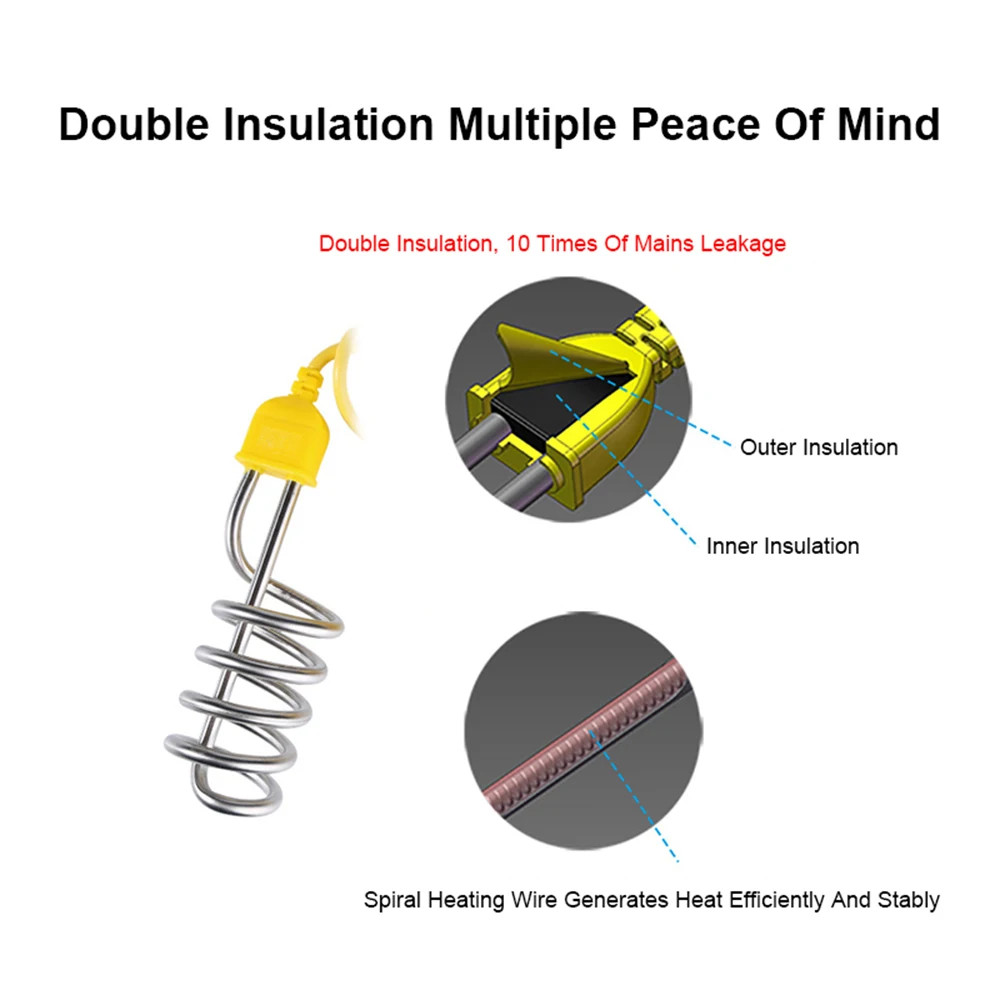 Mini 220V 600W Electric Water Heater Instant Boiling Hot Water Milk Coffee