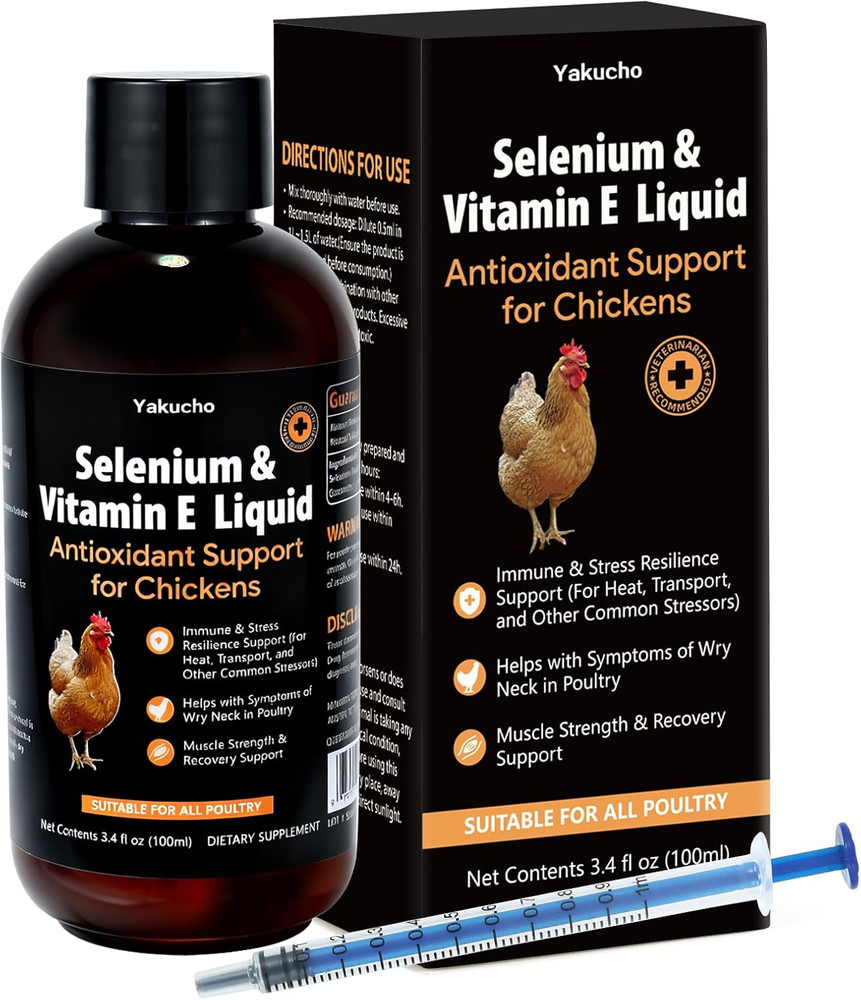 E+S Poultry Vitality Formula | Selenium for Chickens and All Poultry | Nutrient