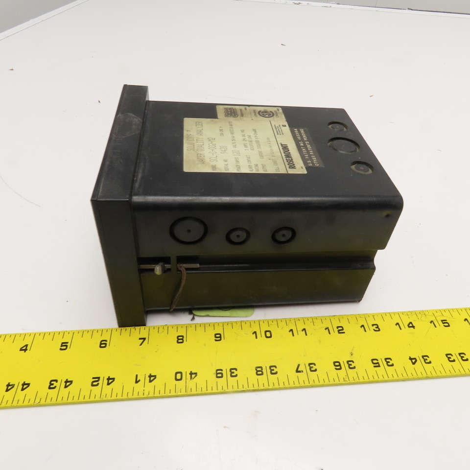 Rosemount Analytical SCL-C-002-M2 Solu Comp Water Quality Analyzer 120V