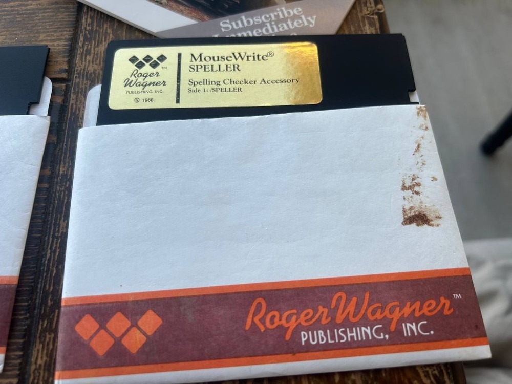 MouseWrite Word Processor Apple II/IIC Box Manuals Disks Roger Wagner