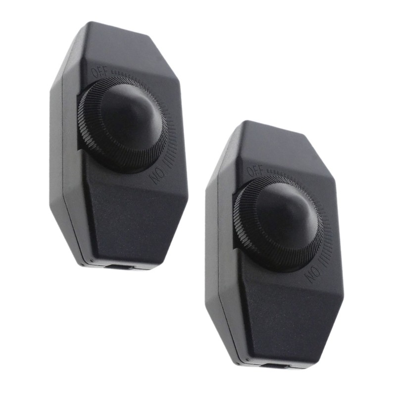 2pcs LED Dimmer Switches Easy Installation Button for Smooth Lighting Adjustment
