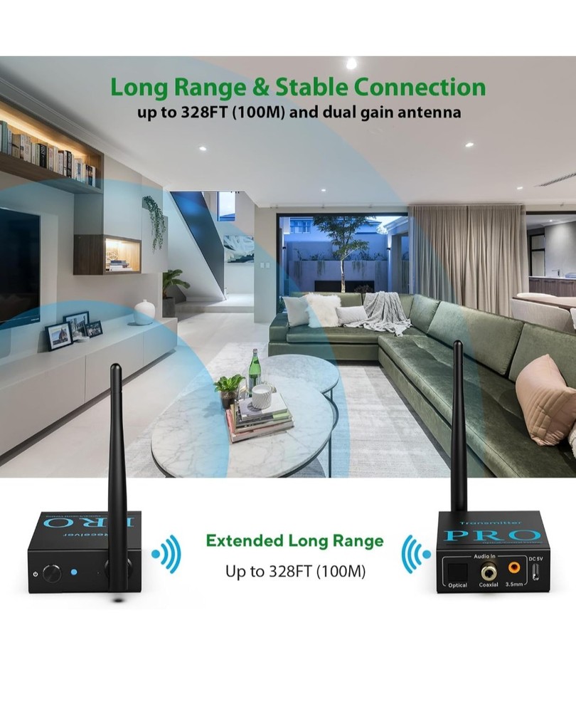 2.4GHz Wireless Pro Audio Transmitter and Receiver