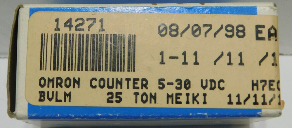 Omron H7EC-BVLM Electronic Counter