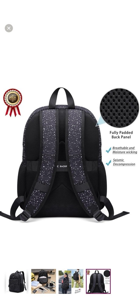 Black Large Backpack