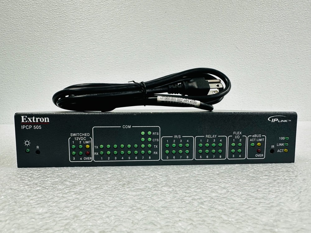 Extron IPCP 505 AV Automation Control Processor RS232 IR IO Ethernet Control 🚚
