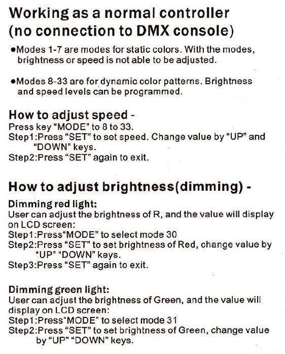RGB DMX LED Controller 4 Zones