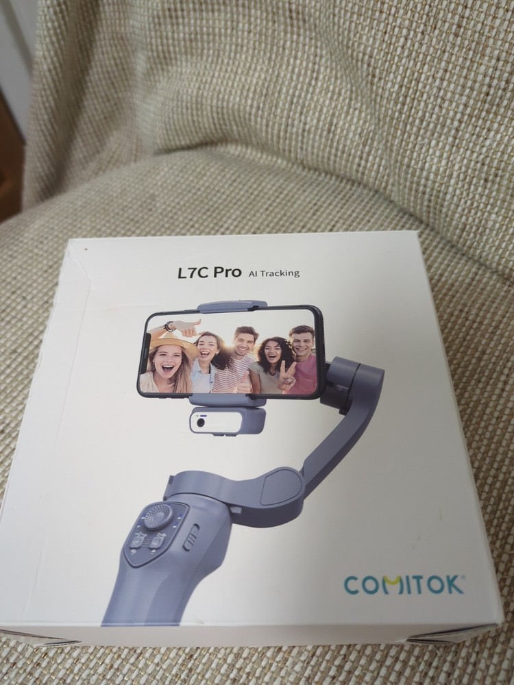 COMITOK L7C Pro, Gimbal stabilizer for iPhone, Phone Stabilizer for Video...