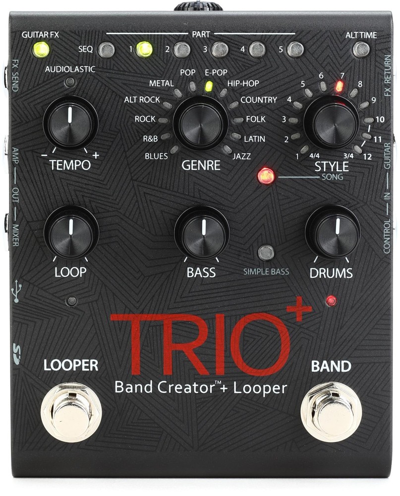 DigiTech Trio+ Band Creator and Looper Pedal (2-pack) Bundle