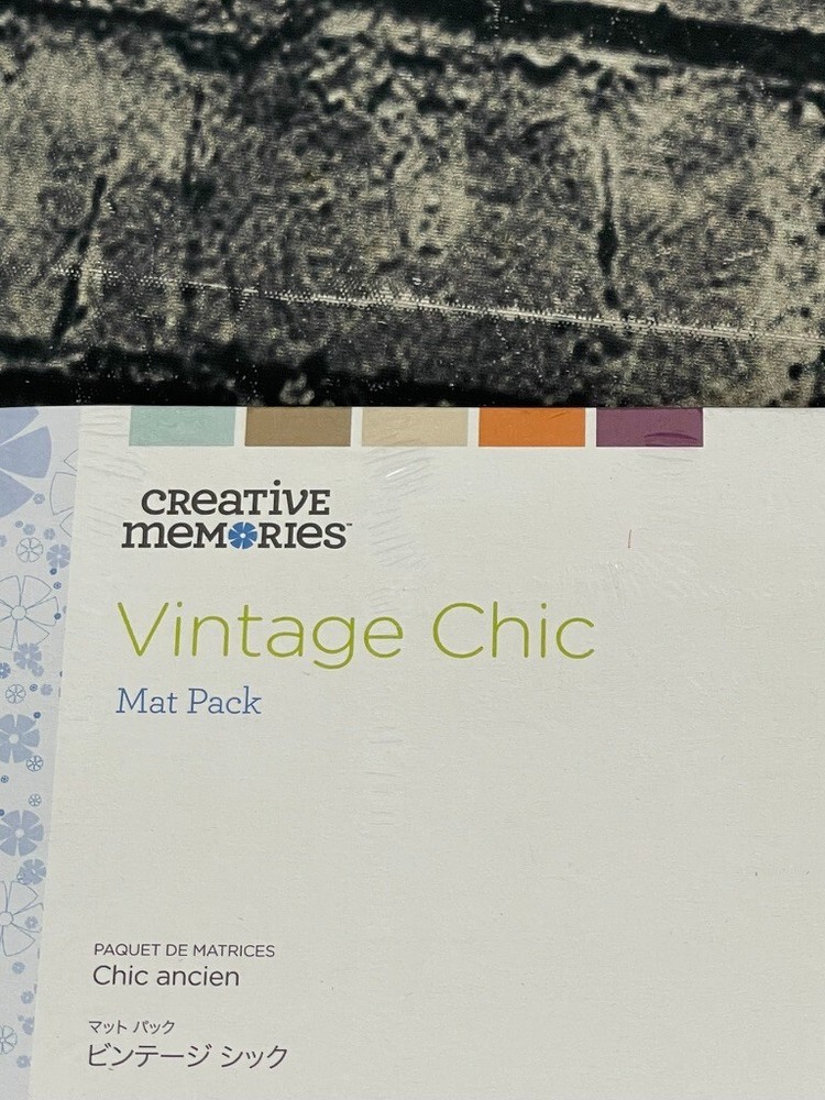 Creative Memories VINTAGE CHIC Mat Pack 60Pieces