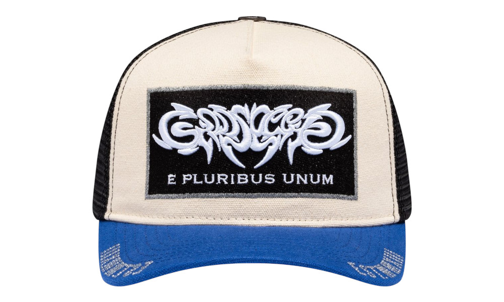 Godspeed E Pluribus Blue/White Trucker