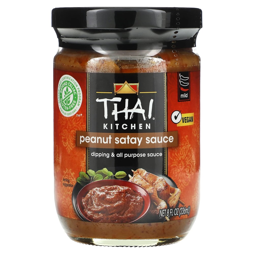 Peanut Satay Sauce, Mild, 8 fl oz (236 ml)