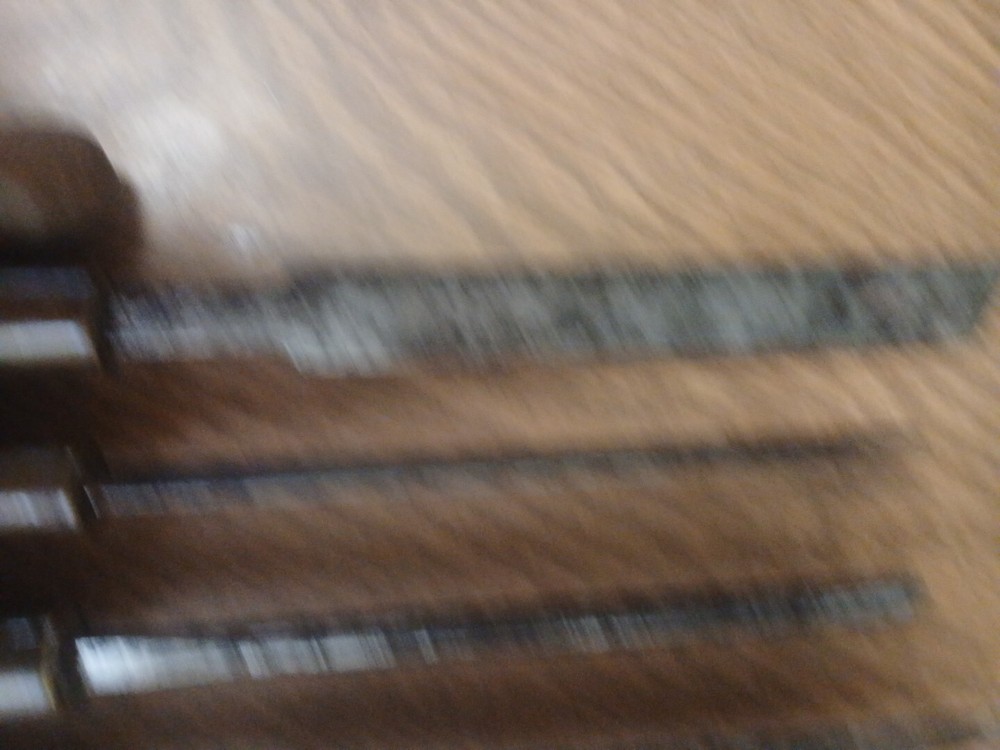 7 Buck bros. wood lathe tools