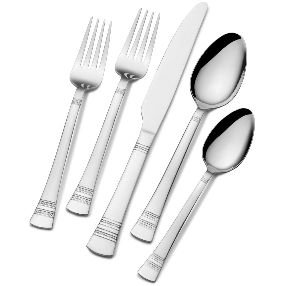 Pfaltzgraff Sapphire Bay 20-Piece Flatware Set
