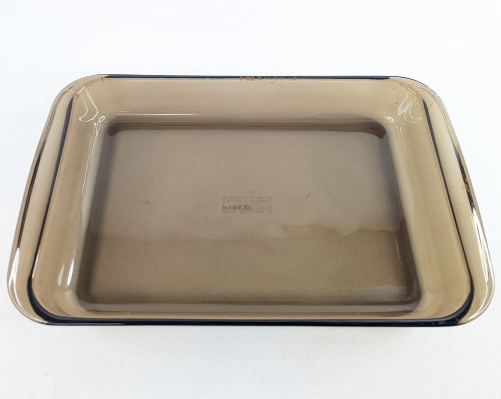 13.5" Vintage PYREX Fireside Rectangular Roster 233-N