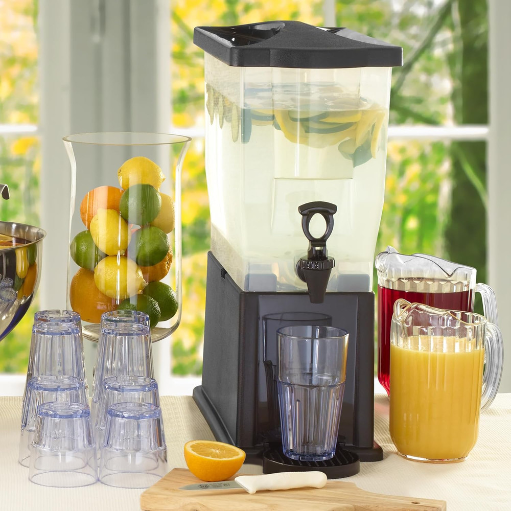Slim 3 Gallon Beverage Dispenser with Base