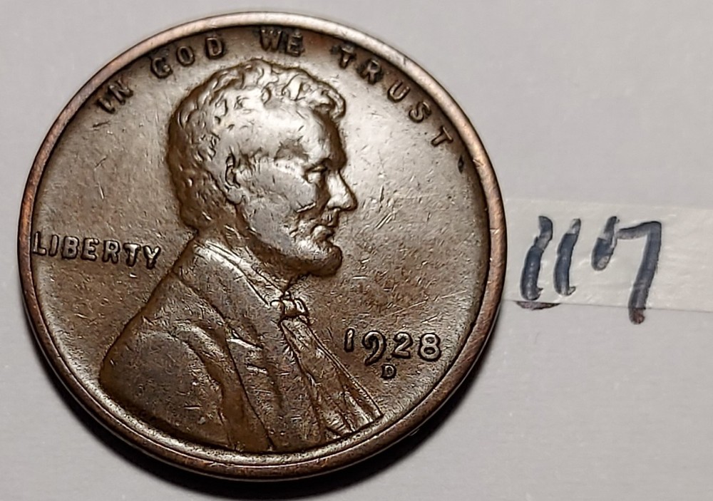 1928-D Lincoln Wheat Cent       #117