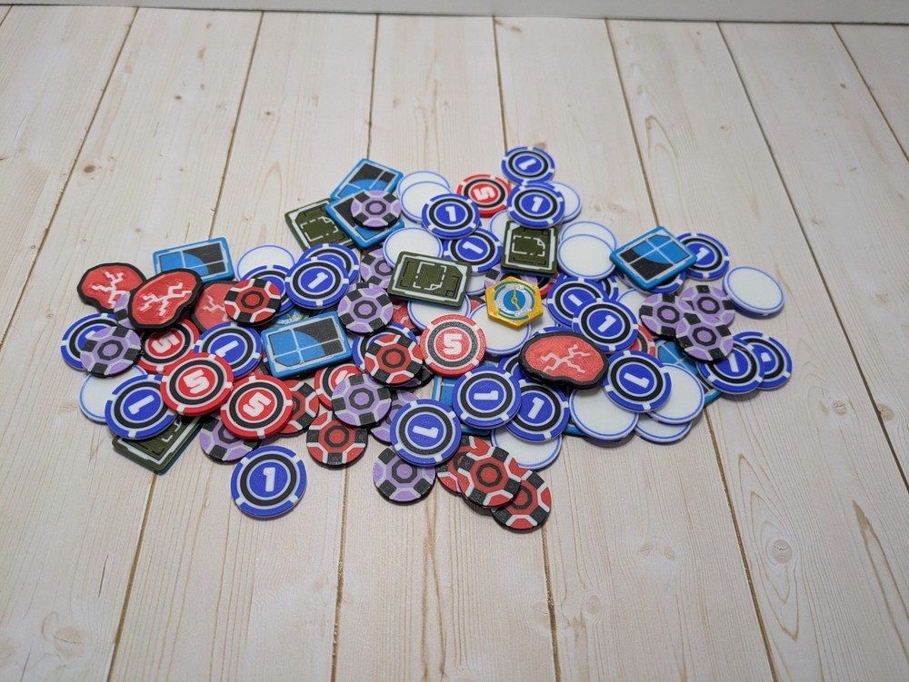 Android Netrunner LCG Full Core Set Replacement Durable Tokens