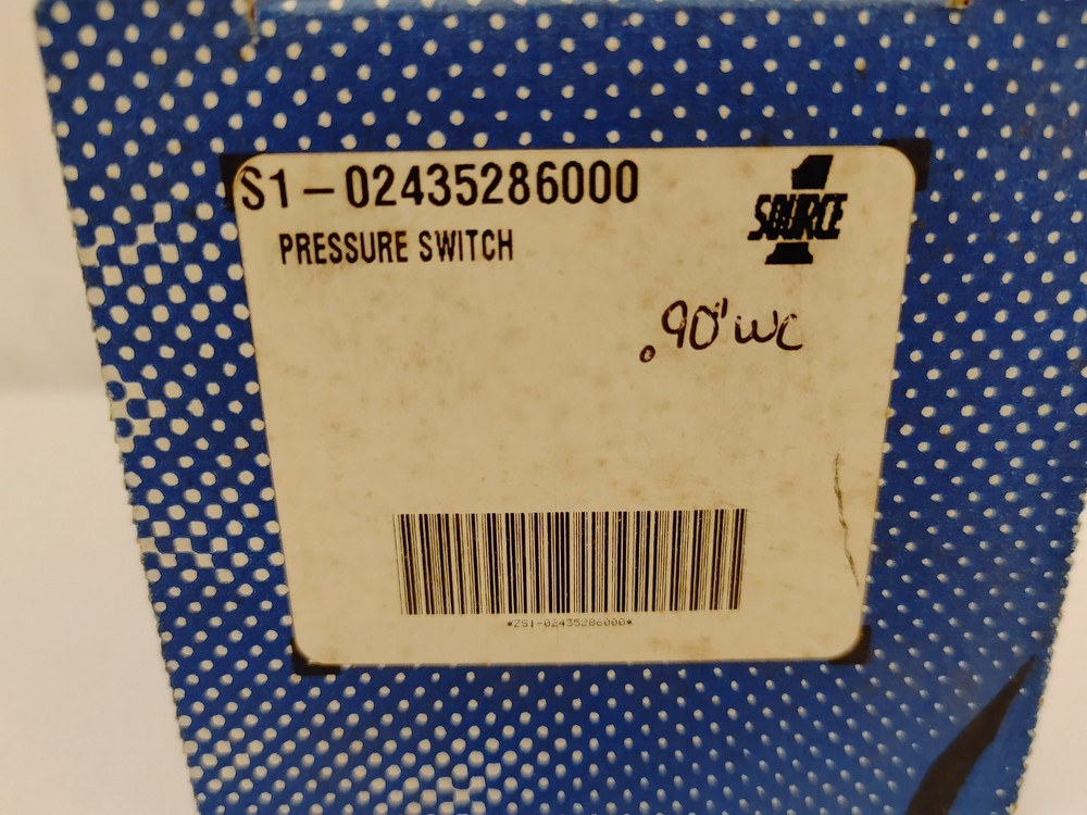 SOURCE 1 S1-02435286000 AIR PRESSURE SWITCH