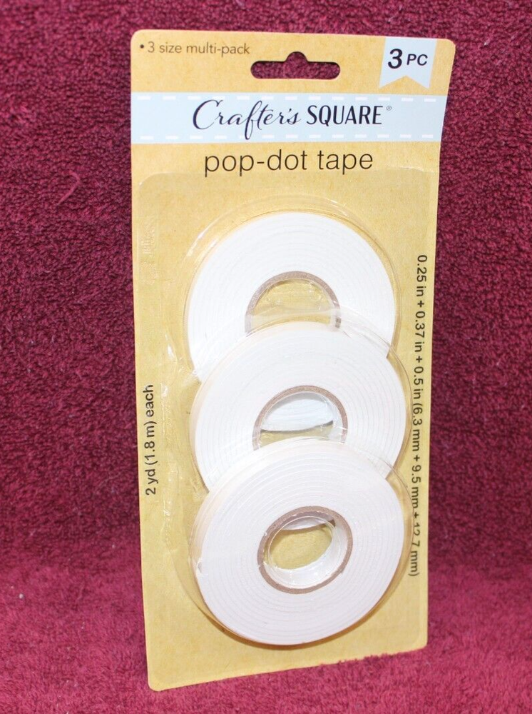 Crafter's Square Pop-Dot Tape - 3 pc